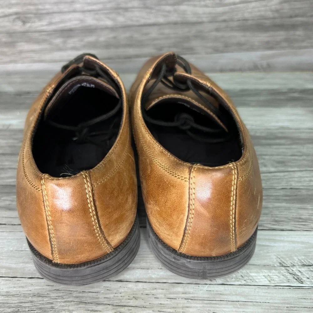 Cole Haan Grand OS Oxford 10.5 Cap Toe Brogue British Tan Professional Classic